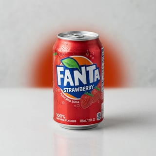 Can of Fanta Strawberry